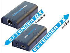 Конвертер-удлинитель кабеля HDMI-Ethernet Mobidick VLC3ET732 версия 2.0